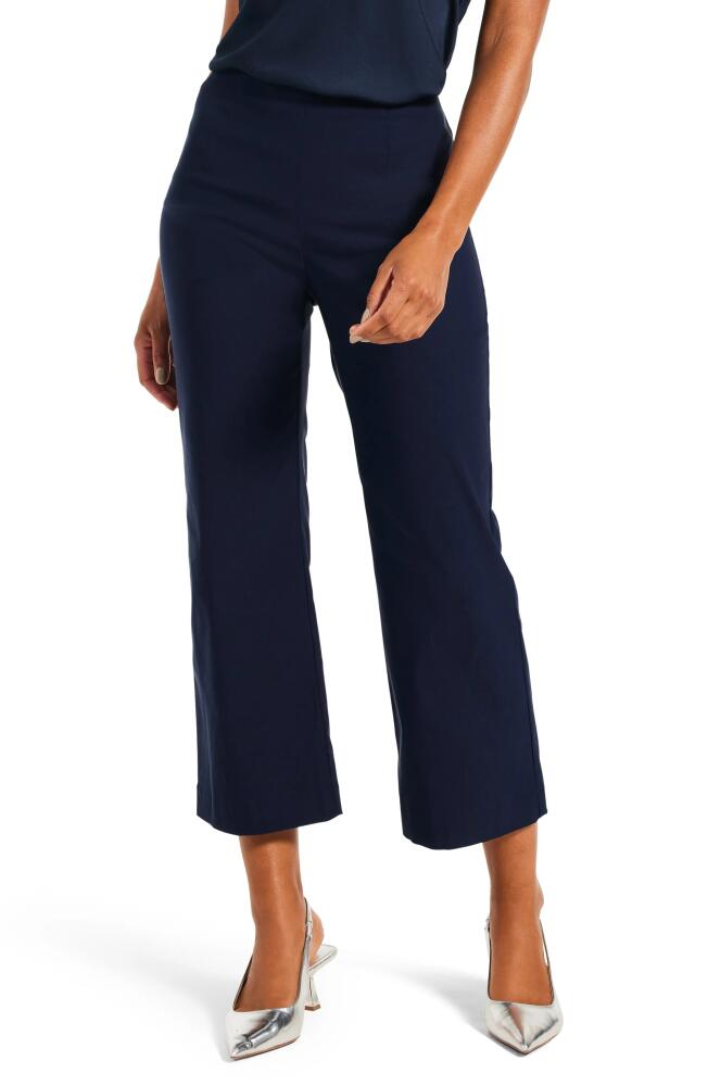 NIC+ZOE Wonderstretch Wide Leg Pull-On Pants in Dark Indigo Cover