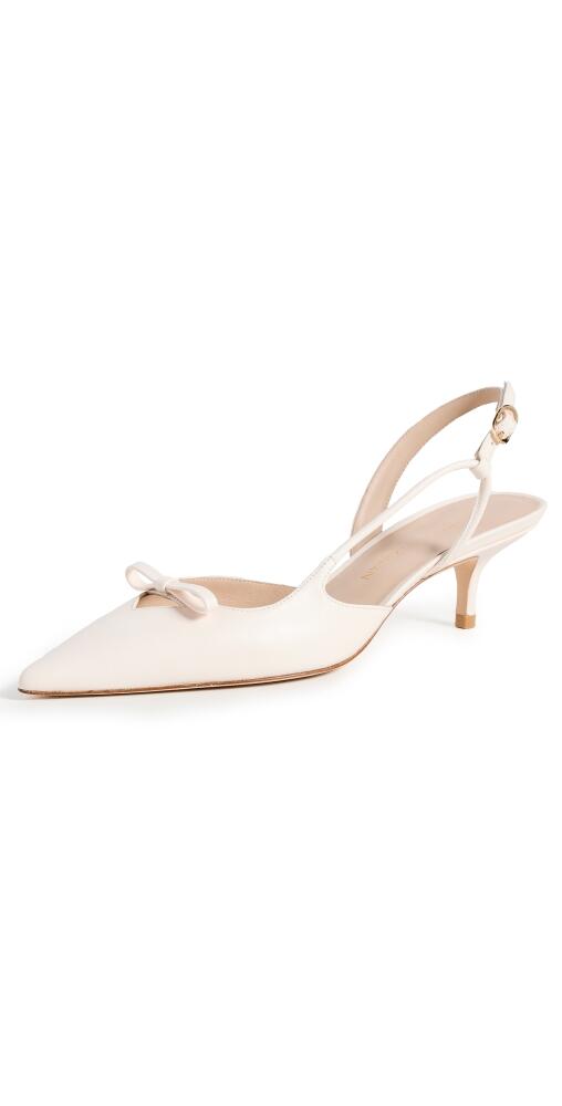 Stuart Weitzman 50mm Tully Slingback Heels Seashell Cover