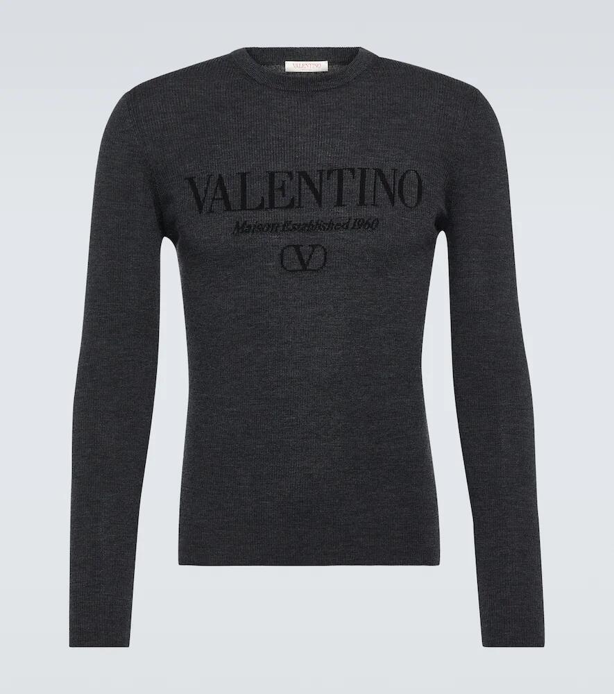 Valentino Logo virgin wool sweater Cover