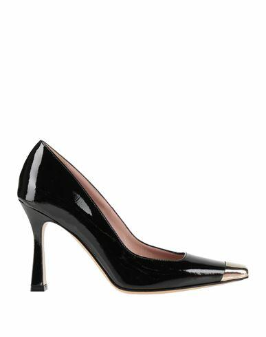 Francesco Sacco Woman Pumps Black Leather Cover