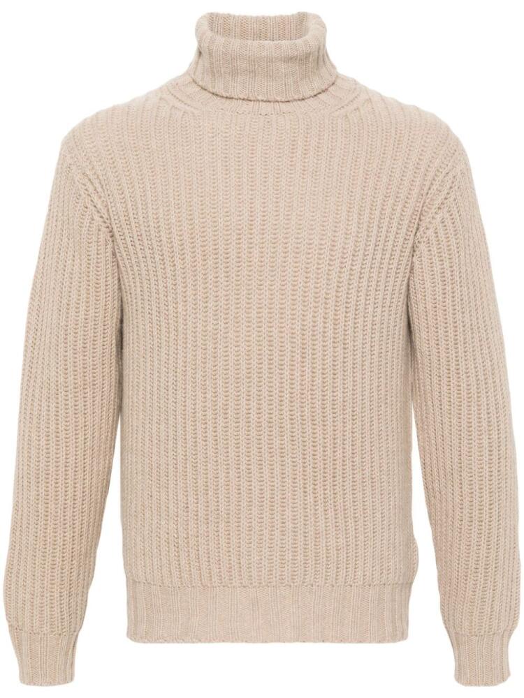 Dell'oglio roll-neck cashmere jumper - Neutrals Cover