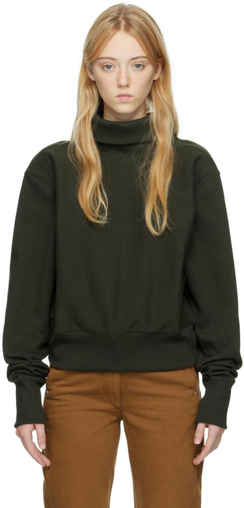 Quira SSENSE Exclusive Khaki Rib Turtleneck Cover