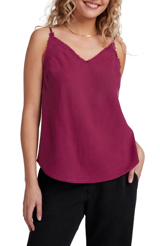 Bella Dahl Frayed Edge Camisole in Dark Magenta Cover