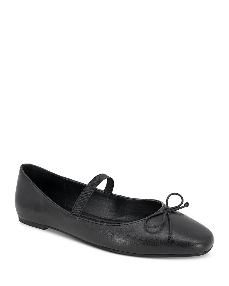 Kenneth Cole Women's Myra Square Toe Slip On Ankle Strap Flats Cover