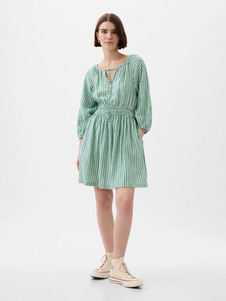 Gap Linen-Blend Mini Dress Cover