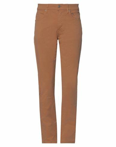 Siviglia Man Pants Brown Cotton, Elastane Cover