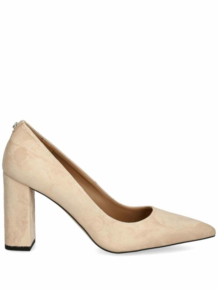 BOSS pointed-toe suede pumps - Neutrals Cover