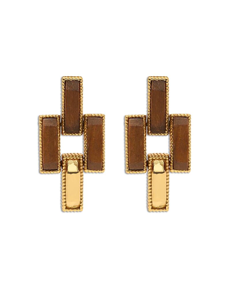 Capucine De Wulf Pathway Small Teak Link Earrings Cover