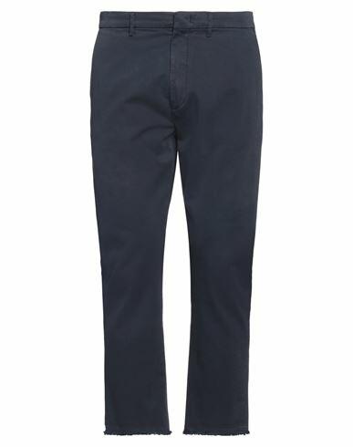 Pence Man Pants Midnight blue Cotton, Elastane Cover