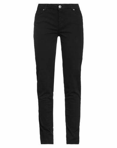 Trussardi Woman Pants Black Cotton, Elastane Cover