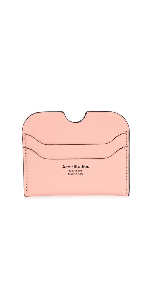 Acne Studios Card Case Wallet Salmon Pink Cover