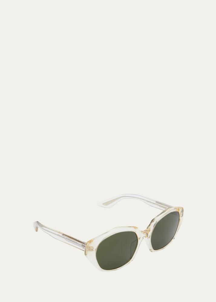 KHAITE x Oliver Peoples 1971C Round Acetate & Plastic Sunglasses Cover