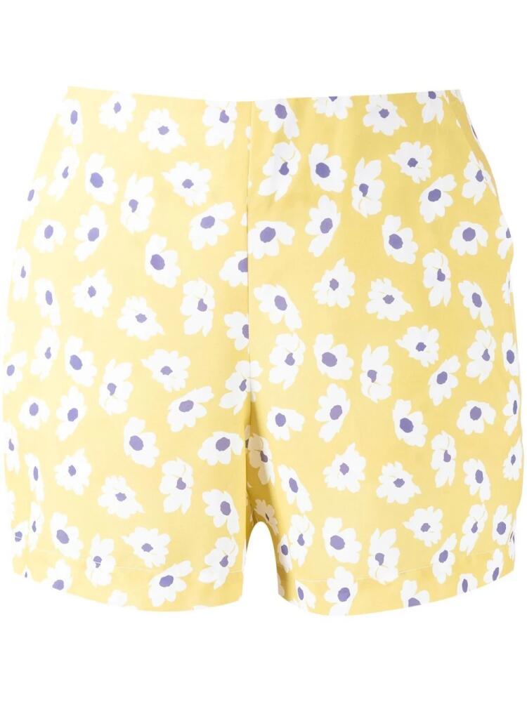 Bambah daisy-print shorts - Yellow Cover