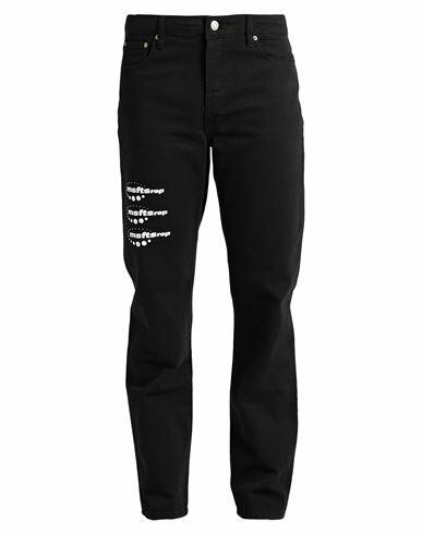 Msftsrep Man Jeans Black Cotton Cover