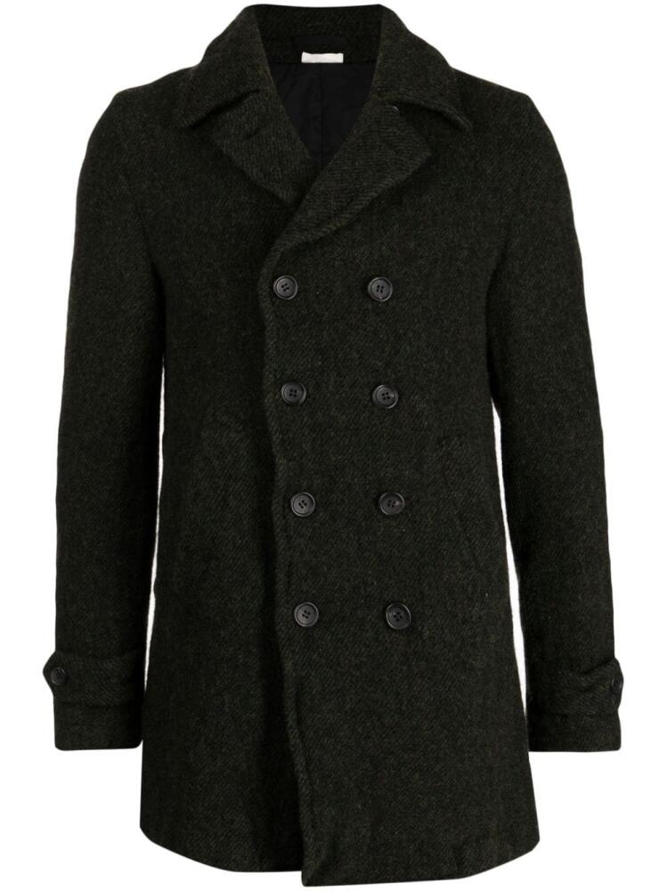 Comme des Garçons Homme Deux notched-lapels double-breasted coat - Green Cover