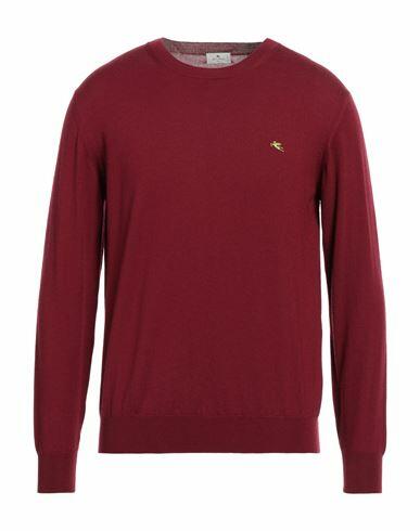 Etro Man Sweater Garnet Wool Cover