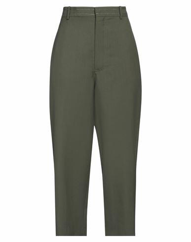 Marni Woman Pants Military green Virgin Wool Cover