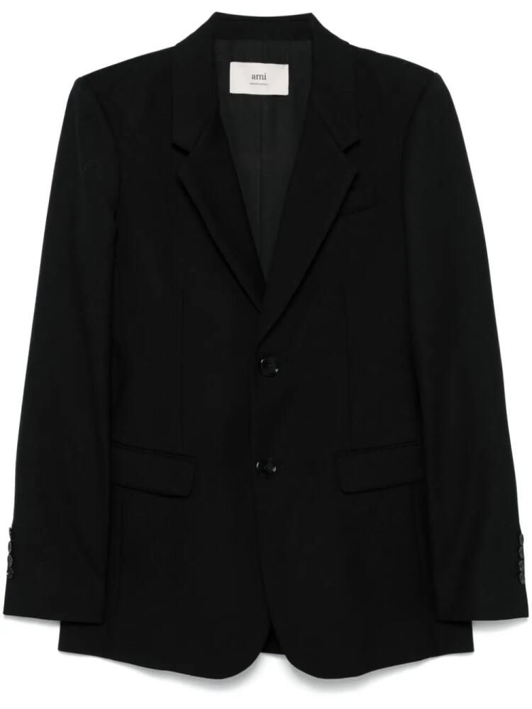 AMI Paris virgin wool blazer - Black Cover