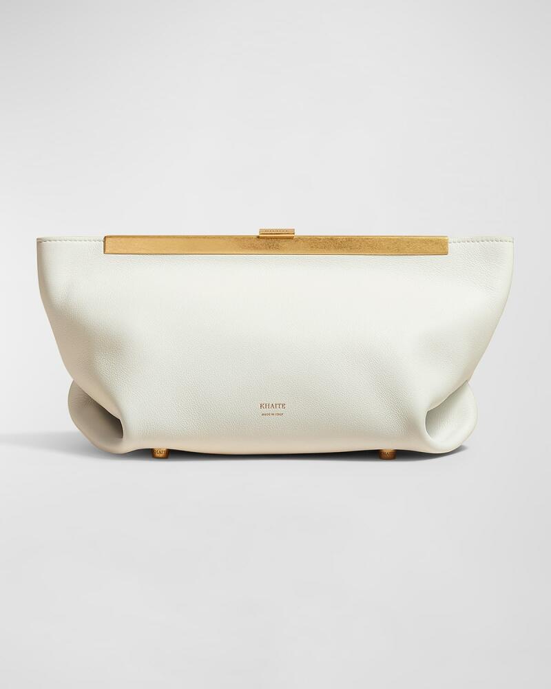 Khaite Aimee Leather Clutch Bag Cover