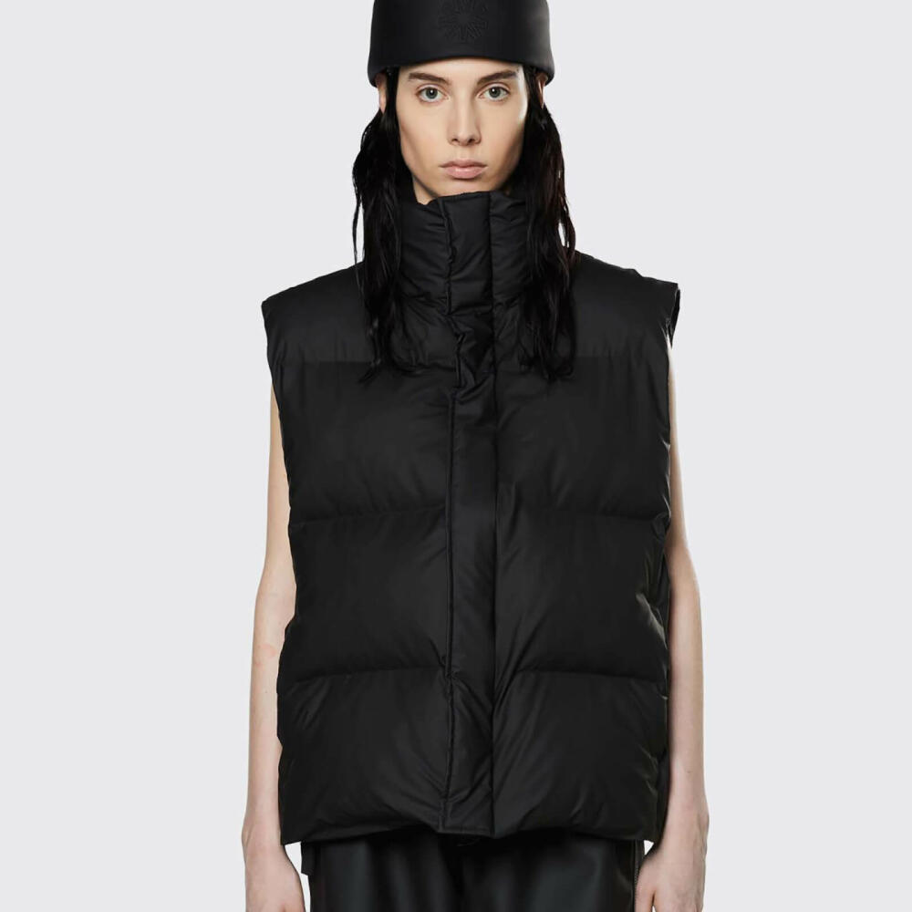 Rains Quilted Padded Matte-Shell Vest Cover