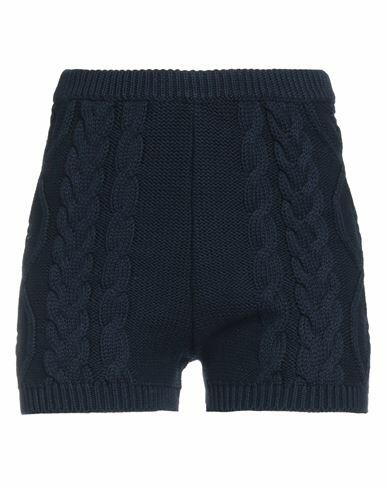 Rosie Assoulin Woman Shorts & Bermuda Shorts Navy blue Cotton Cover