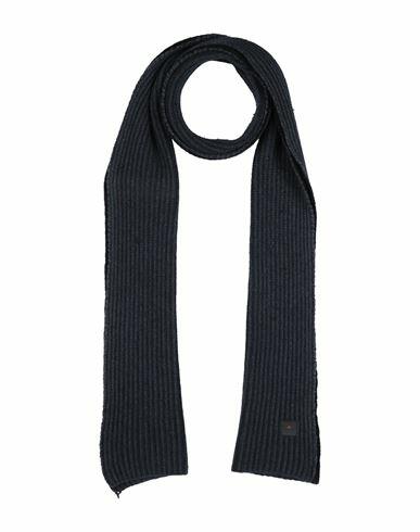 Peuterey Man Scarf Midnight blue Wool, Polyamide Cover