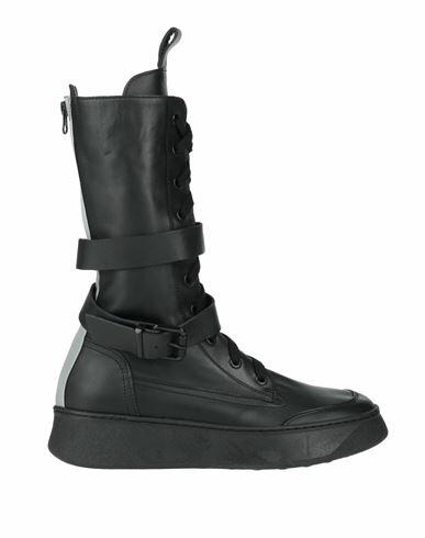 Janet & Janet Woman Boot Black Leather Cover