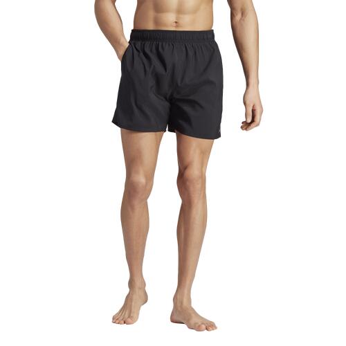 adidas Essentials Classics Swim Shorts - Mens Black/Lucid Lemon Cover