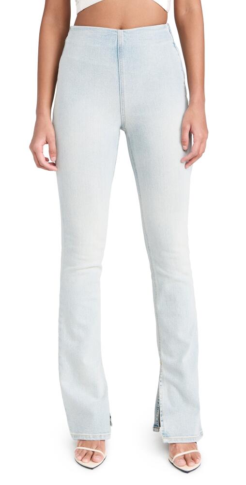 EB Denim Split Hem Jeggings Shoreline Cover