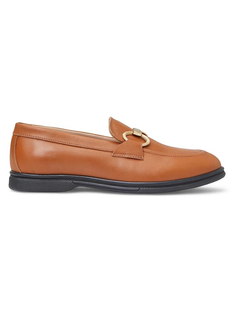 Bruno Magli Women's Nerano Leather Bit Loafers - Cognac Cover