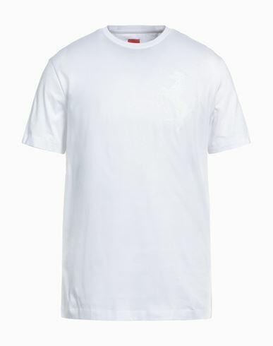 Ferrari Man T-shirt White Cotton Cover