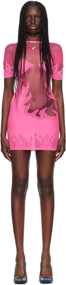 Poster Girl Pink Pin Up Minidress Cover