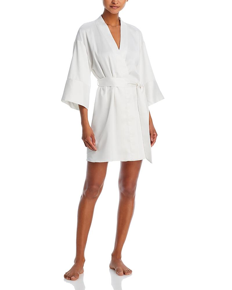 Flora Nikrooz Sasha Charmeuse Kimono Wrap Robe Cover