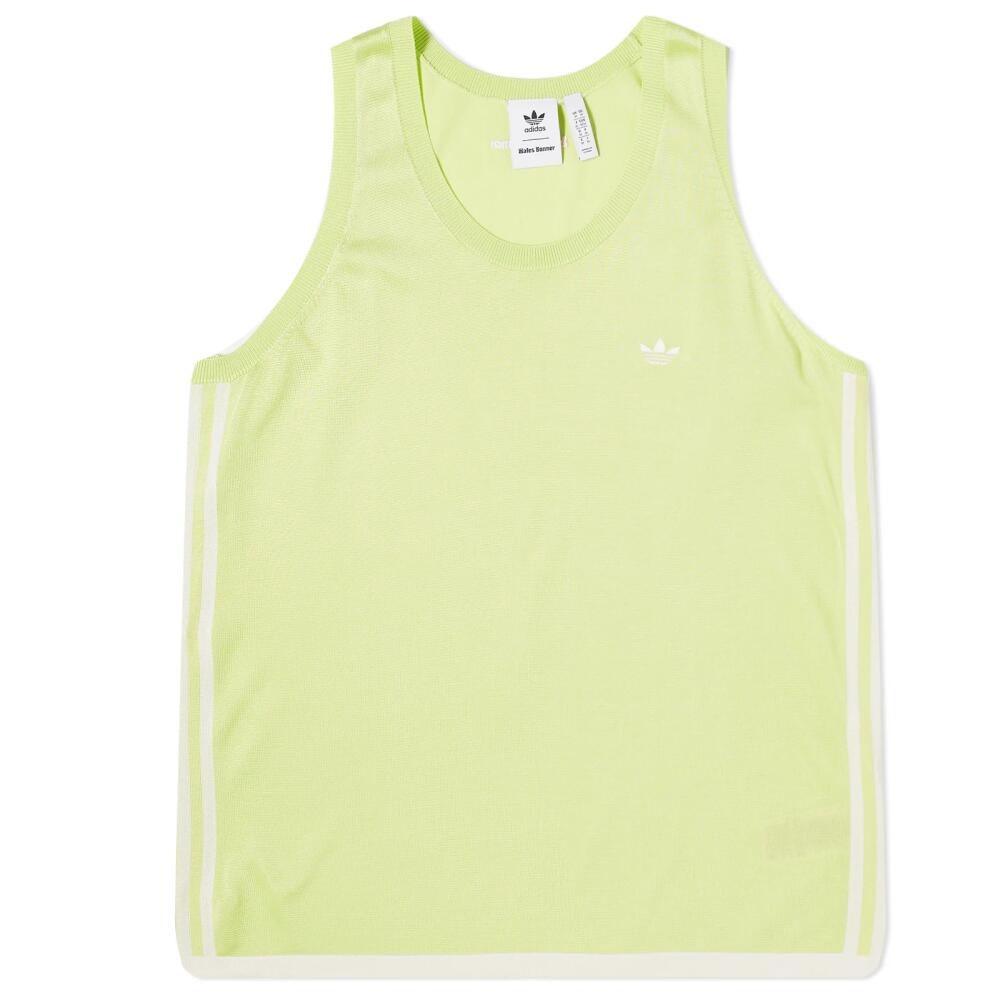 Adidas x Wales Bonner Knit Vest in Semi Frozen Yellow/Chalk White Cover