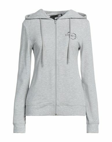 Love Moschino Woman Sweatshirt Grey Cotton, Modal, Elastane Cover