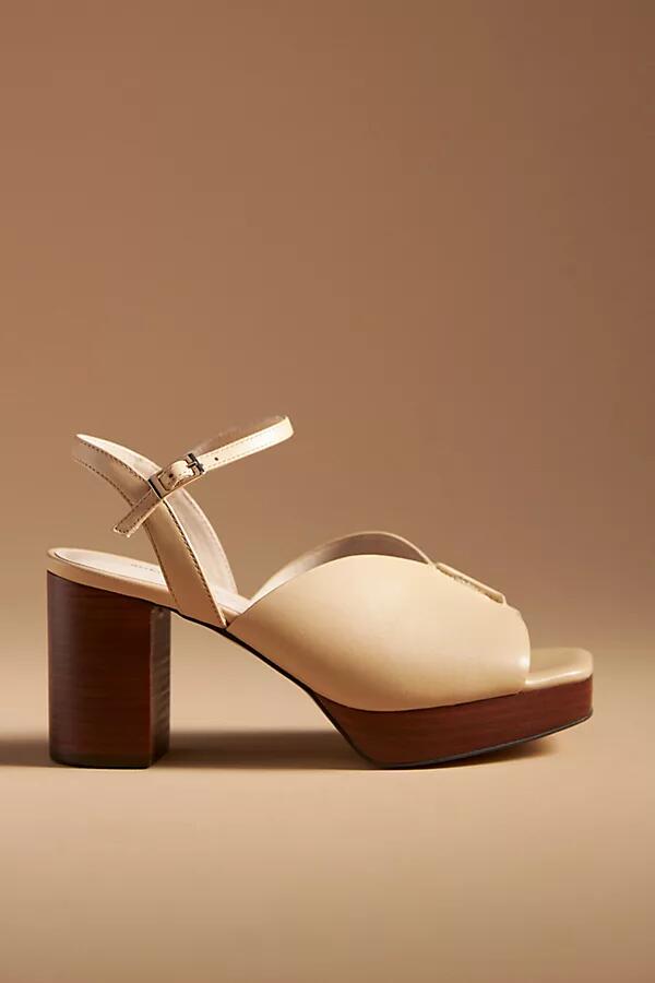 Intentionally Blank Zurich Stacked Wood Platform Heels Cover