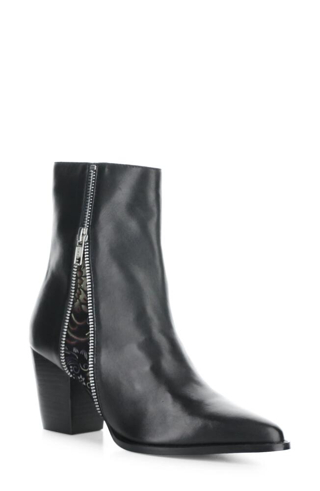 Bos. & Co. Tallon Bootie in Black Leather Cover