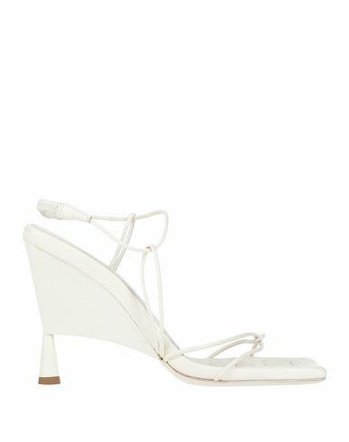 Gia / Rhw Woman Sandals White Soft Leather Cover