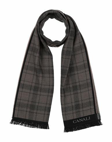 Canali Man Scarf Light brown Wool Cover