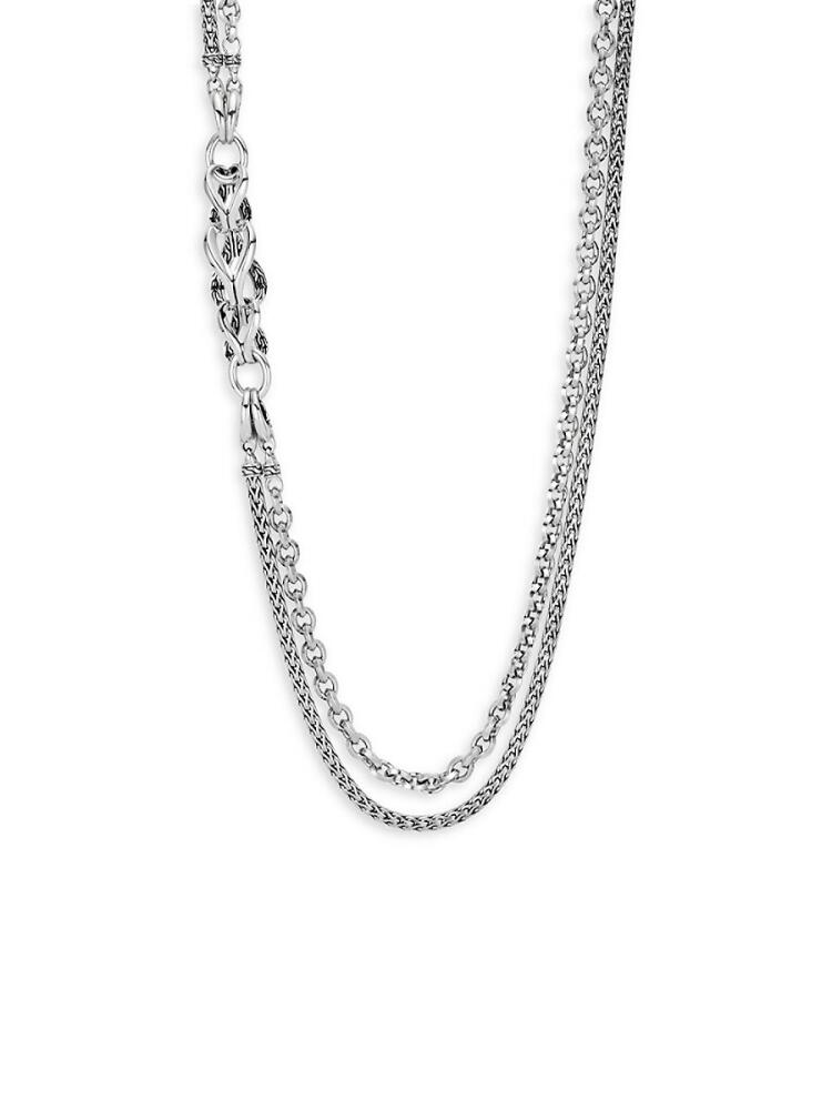 John Hardy Women's Classic Chain Sterling Silver Double Row Necklace Cover