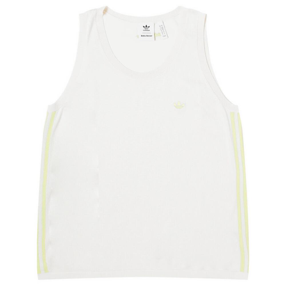 Adidas x Wales Bonner Knit Vest in Chalk White/Semi Frozen Yellow Cover