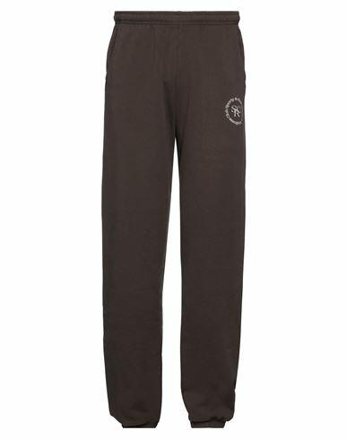 Sporty & Rich Man Pants Dark brown Cotton Cover