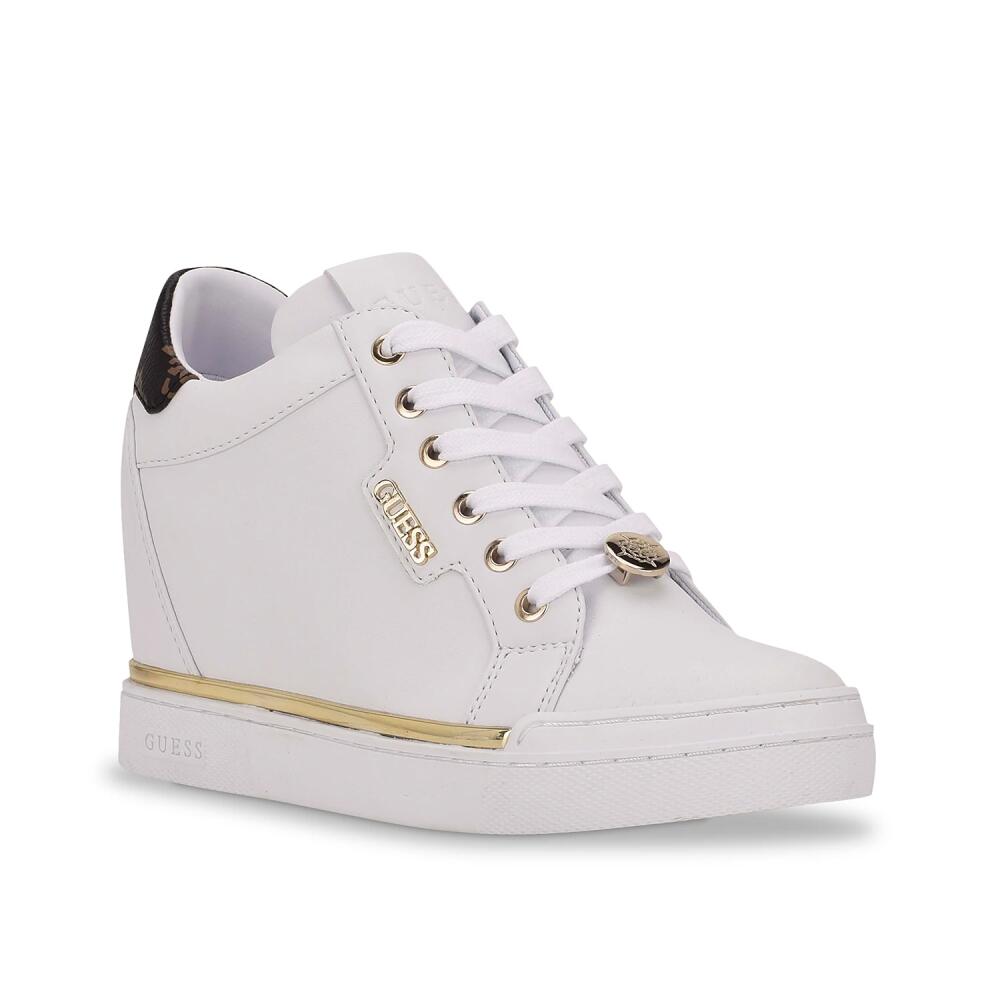 Guess Faster Wedge Sneaker | Women's | White Cover