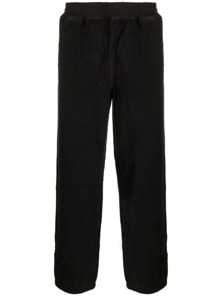 Stüssy cotton-fleece track pants - Black Cover