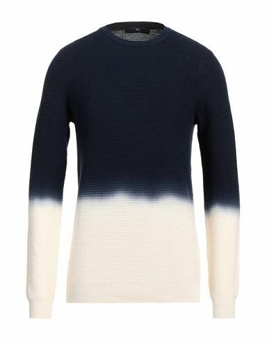 Daniele Alessandrini Man Sweater Midnight blue Cotton Cover