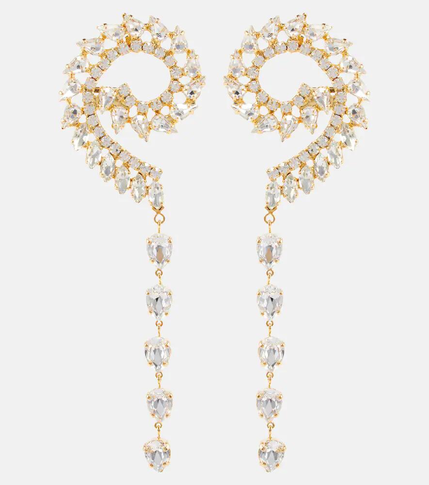 Magda Butrym Embellished spiral drop earrings Cover