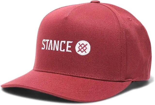 Stance Icon Snapback Hat (Maroon) Baseball Caps Cover