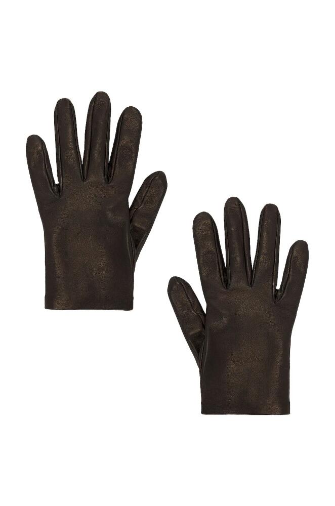 The Row Lorella Gloves in Black Cover