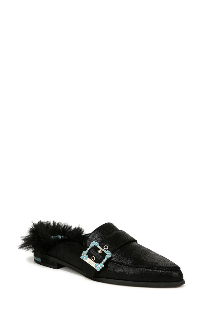 Dr. Scholl's x Iris Apfel Mr. Carl Faux Fur Mule in Black Cover