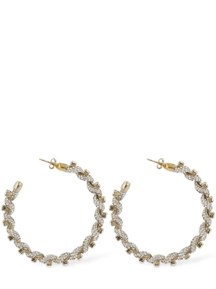 ROSANTICA Isy Crystal Hoop Earrings Cover